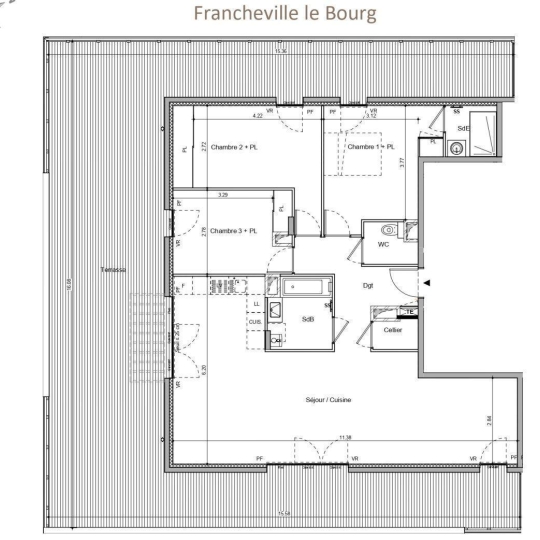  Annonces ALBIGNY : Apartment | FRANCHEVILLE (69340) | 105 m2 | 785 000 € 