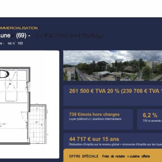 Annonces ALBIGNY : Appartement | TASSIN-LA-DEMI-LUNE (69160) | 42 m2 | 239 708 &euro; 