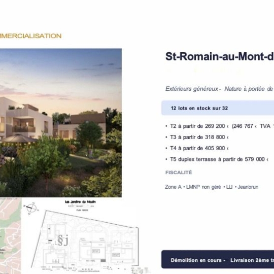  Annonces ALBIGNY : Appartement | SAINT-ROMAIN-AU-MONT-D'OR (69270) | 41 m2 | 246 767 &euro; 