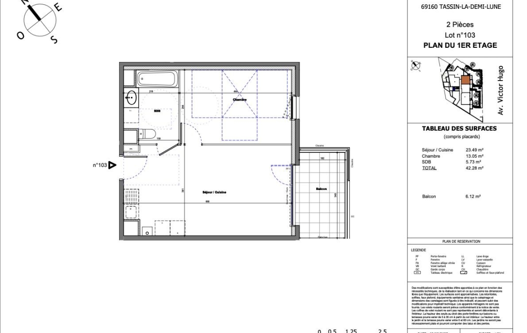 Annonces ALBIGNY : Appartement | TASSIN-LA-DEMI-LUNE (69160) | 42 m2 | 239 708 &euro; 
